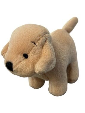 Vintage Baby GAP tan dog plushie name Jimmy